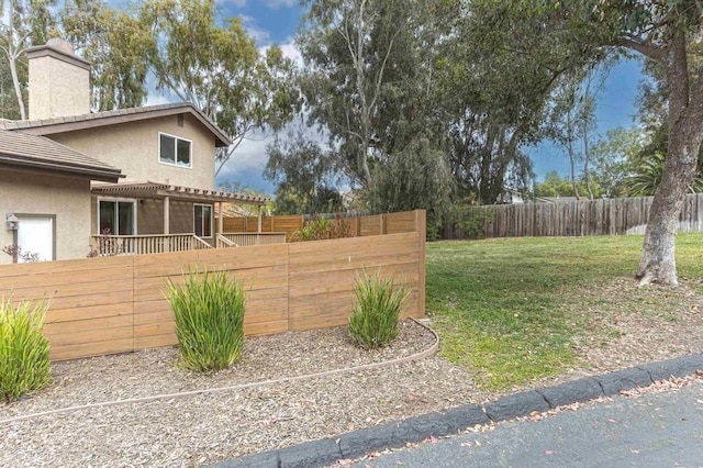 1023 Mimosa Ave, Vista, CA 92081 - fenced backyard featuring a pergola