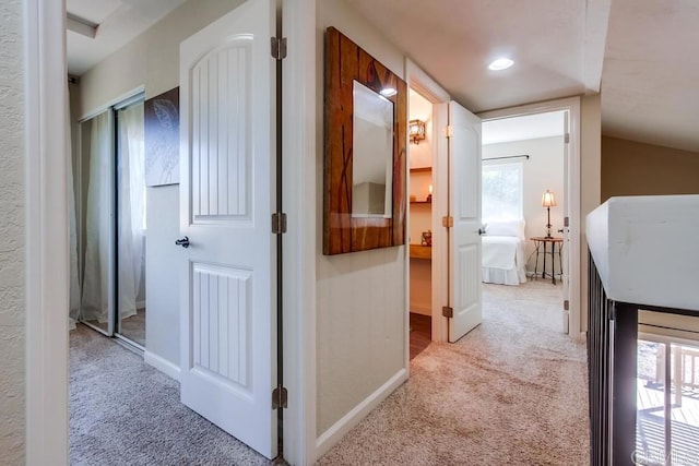 1023 Mimosa Ave, Vista, CA 92081 - hall with carpet flooring and recessed lighting