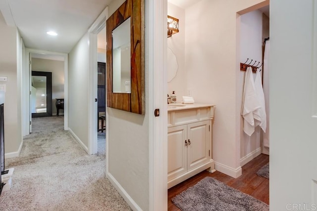 1023 Mimosa Ave, Vista, CA 92081 - bathroom with vanity and baseboards