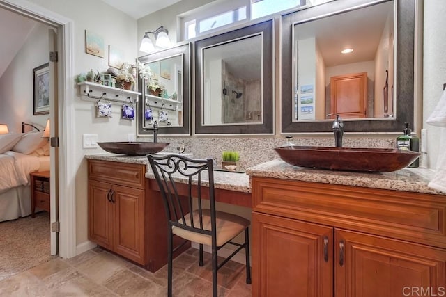 1023 Mimosa Ave, Vista, CA 92081 - full bathroom with ensuite bath and double vanity