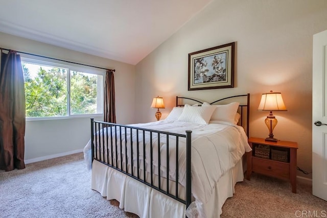 1023 Mimosa Ave, Vista, CA 92081 - bedroom featuring vaulted ceiling and light carpet