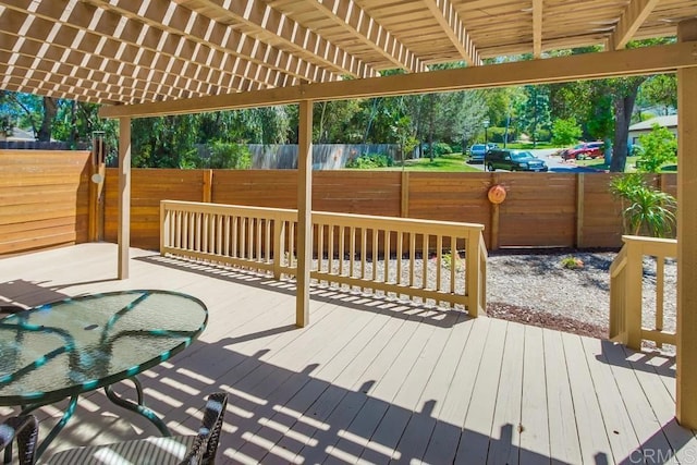 1023 Mimosa Ave, Vista, CA 92081 - deck featuring a pergola