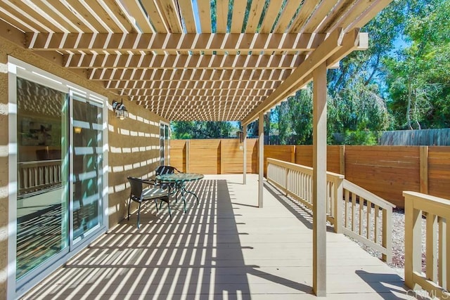 1023 Mimosa Ave, Vista, CA 92081 - wooden terrace with a fenced backyard