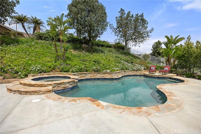 4820 Via Corzo, Yorba Linda, CA 92886 - view of pool featuring a patio and a pool with connected hot tub