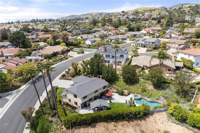 4820 Via Corzo, Yorba Linda, CA 92886 - aerial view of residential area with a pool