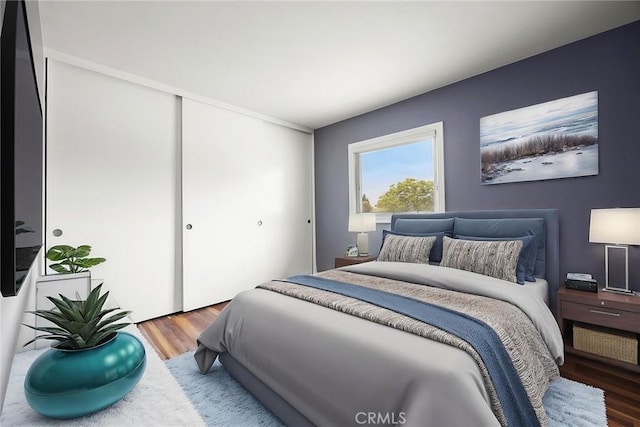 4820 Via Corzo, Yorba Linda, CA 92886 - bedroom with wood finished floors and a closet