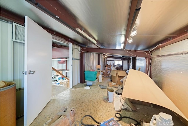 view of basement