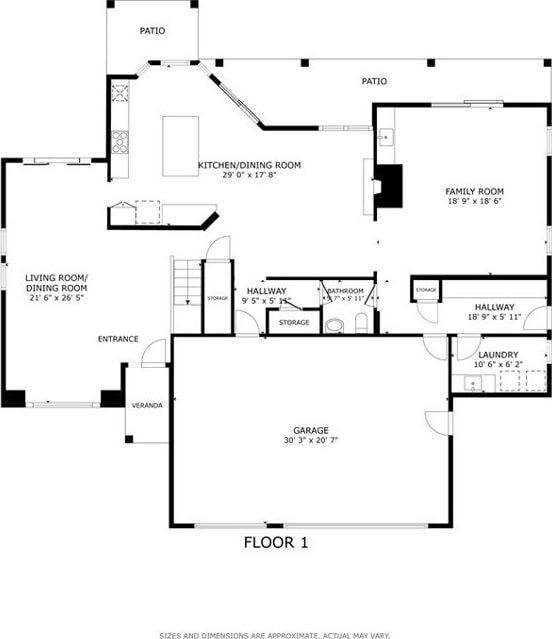 5005 Stonehaven Dr, Yorba Linda, CA 92887 - floor plan