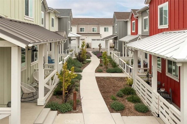 surrounding community with a residential view