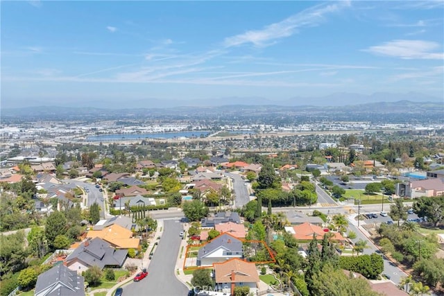 2871 N Wyngate Rd, Orange, CA 92867 - drone / aerial view with a residential view and a mountain view