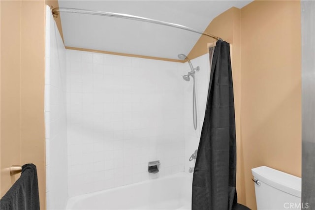2871 N Wyngate Rd, Orange, CA 92867 - bathroom with toilet and shower / bath combination with curtain