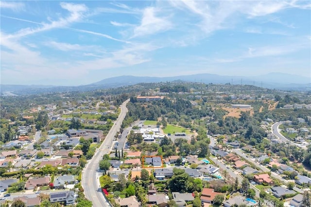 2871 N Wyngate Rd, Orange, CA 92867 - aerial view with a mountain view and a residential view