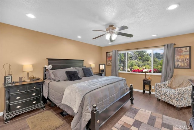 2871 N Wyngate Rd, Orange, CA 92867 - bedroom with recessed lighting, baseboards, and wood finished floors