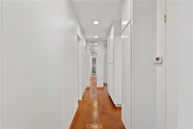 2018 Palisades Dr, Fullerton, CA 92831 - hall with wood finished floors and recessed lighting