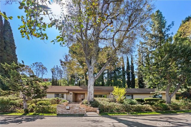 2018 Palisades Dr, Fullerton, CA 92831 - view of front of house with stucco siding