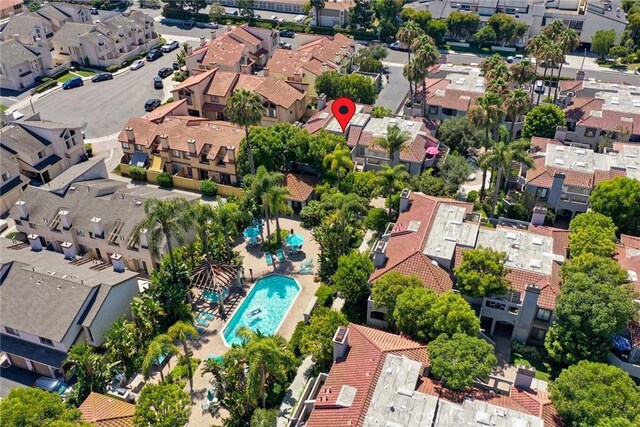 4752 Tiara Dr Unit 103, Huntington Beach, CA 92649 - aerial perspective of suburban area with a pool area