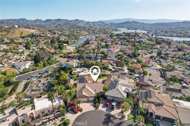28846 Yosemite Pl, Canyon Lake, CA 92587 - view of property location with a water and mountain view and nearby suburban area