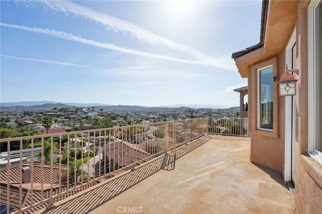 28846 Yosemite Pl, Canyon Lake, CA 92587 - balcony featuring a mountain view