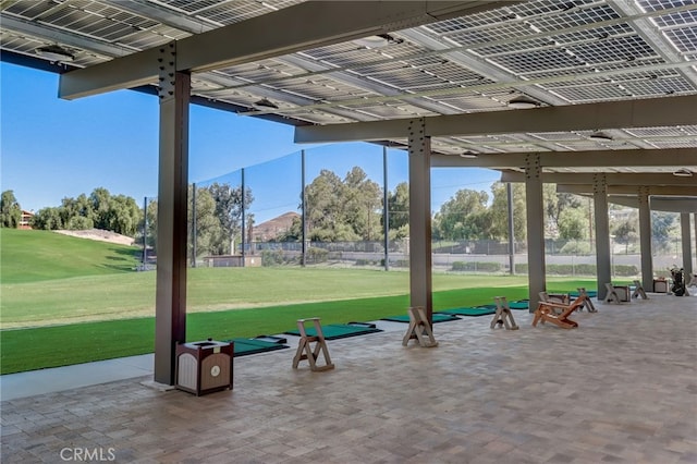 28846 Yosemite Pl, Canyon Lake, CA 92587 - view of home's community featuring a patio and view of golf course
