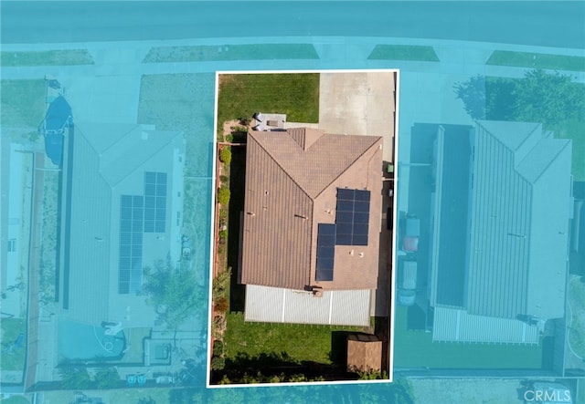 drone / aerial view