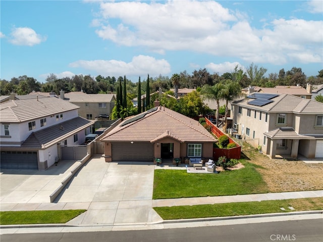 birds eye view of property featuring a residential view