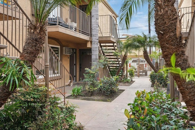 4230 48th St Unit 5, San Diego, CA 92115 - property entrance featuring a wall mounted AC