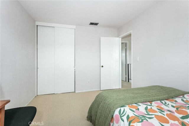 1337 Oakheath Dr, Harbor City, CA 90710 - bedroom featuring visible vents, a closet, and carpet