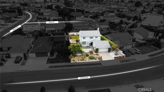 1337 Oakheath Dr, Harbor City, CA 90710 - drone / aerial view with a residential view