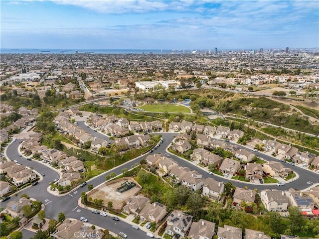 drone / aerial view featuring a residential view