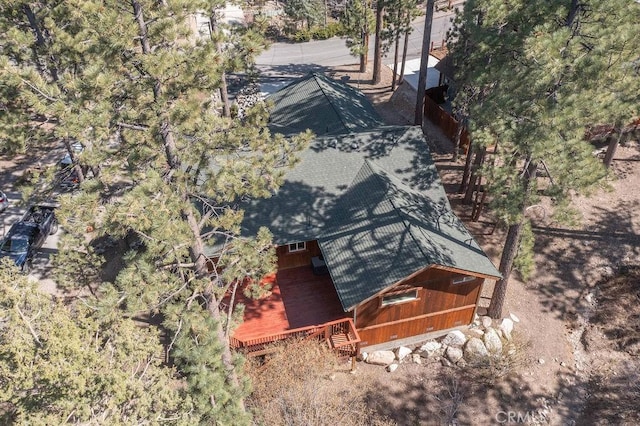 drone / aerial view