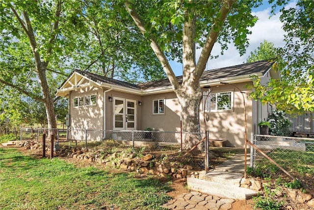 5222 Foster Rd, Paradise, CA 95969 - view of front of house with stucco siding and fence