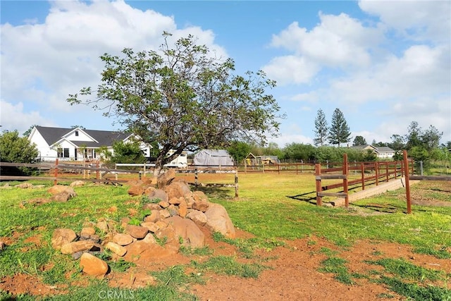 5222 Foster Rd, Paradise, CA 95969 - view of yard featuring a rural view and fence
