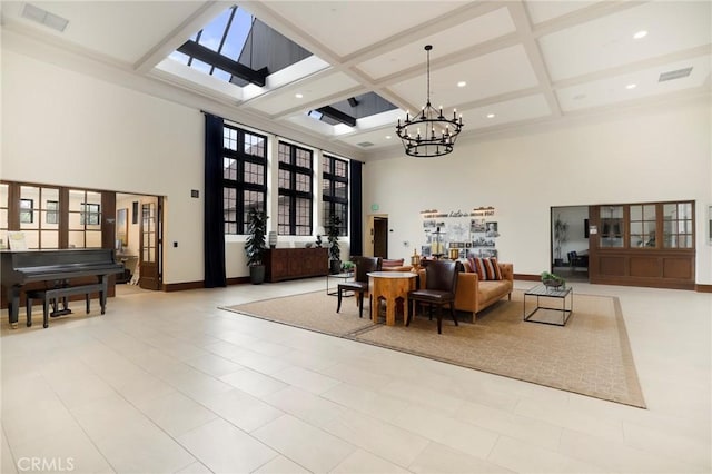 community lobby featuring visible vents