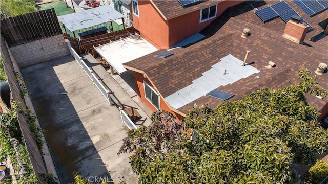 drone / aerial view