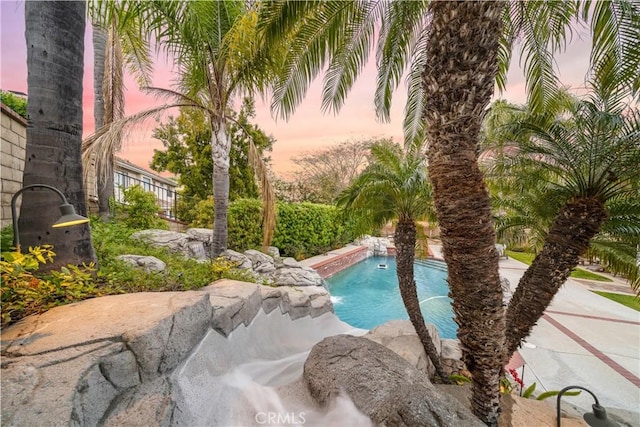 view of pool