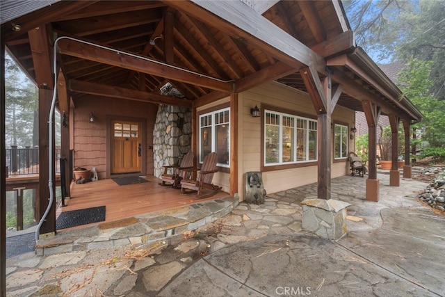 24848 Matterhorn Ct, Crestline, CA 92325 - view of patio / terrace