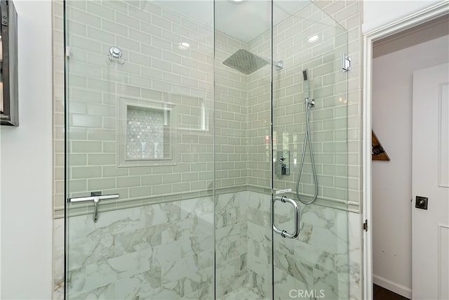 28898 Palisades Dr, Lake Arrowhead, CA 92352 - bathroom with a shower stall
