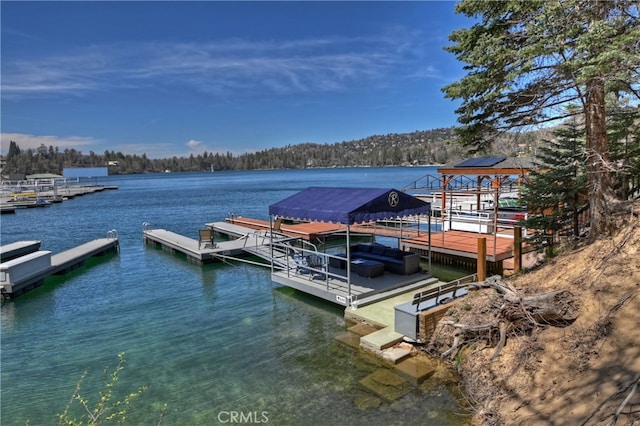 28898 Palisades Dr, Lake Arrowhead, CA 92352 - dock featuring a water view