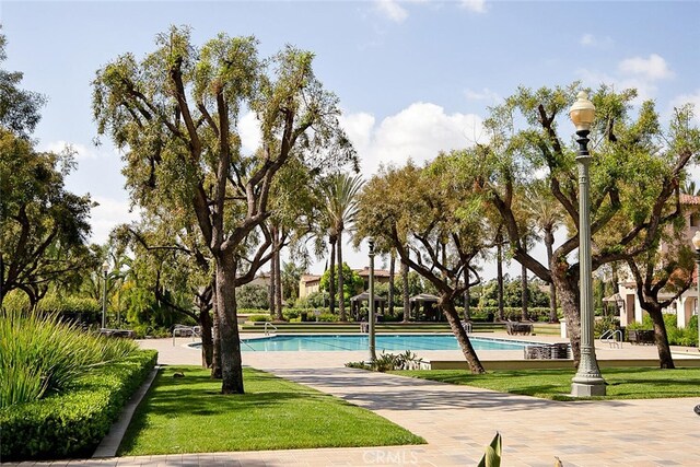 28 Malibu, Irvine, CA 92602 - community pool featuring a lawn