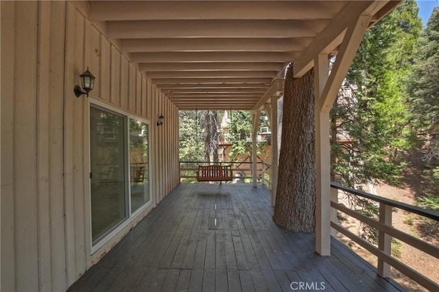 377 Hillside Rd, Lake Arrowhead, CA 92352 - view of deck