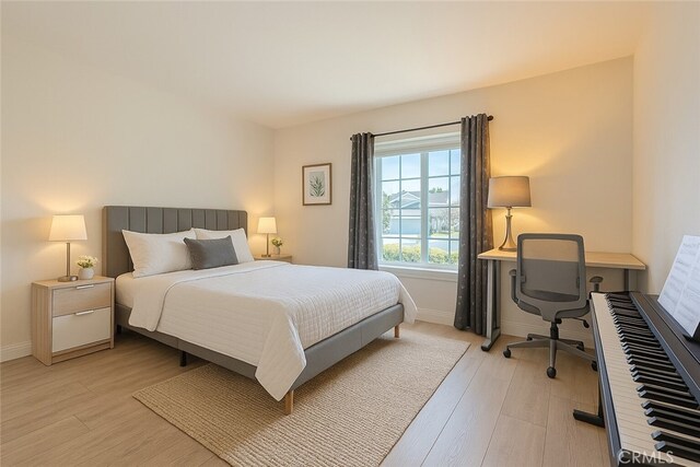 63 Streamwood, Irvine, CA 92620 - bedroom with baseboards and light wood-style floors