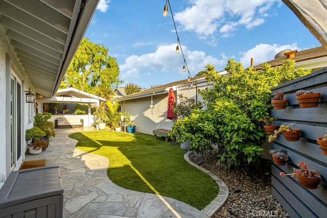 2176 N Pami Cir, Orange, CA 92867 - view of yard with a fenced backyard and a patio area