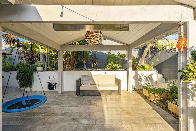 2176 N Pami Cir, Orange, CA 92867 - view of patio with a gazebo and fence