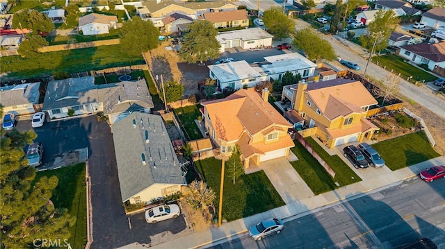 drone / aerial view featuring a residential view