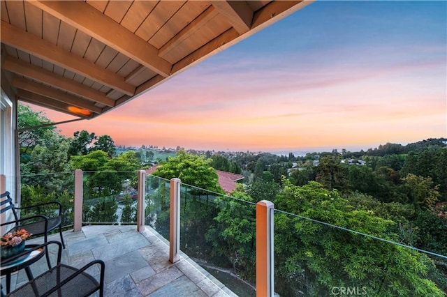 28852 Crestridge Rd, Rancho Palos Verdes, CA 90275 - view of balcony at dusk