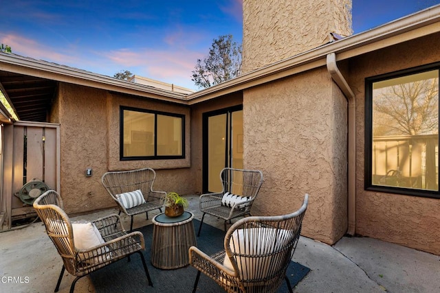 4490 Lubbock Dr Unit D, Simi Valley, CA 93063 - view of patio terrace at dusk