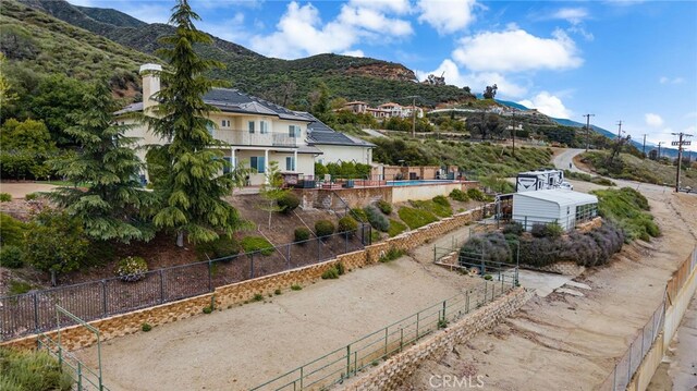 280 W 26th St, Upland, CA 91784 - drone / aerial view of a mountain backdrop
