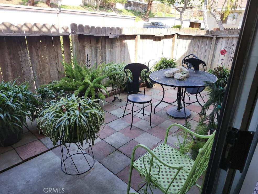 balcony featuring a patio area