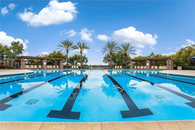 view of community pool