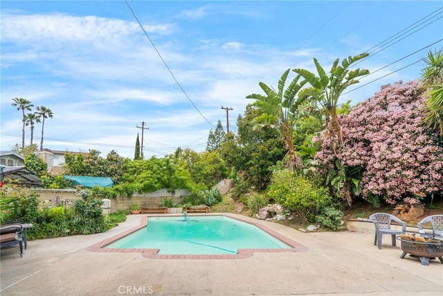 24851 Stem Ave, Lake Forest, CA 92630 - view of swimming pool with a patio area and a fenced backyard